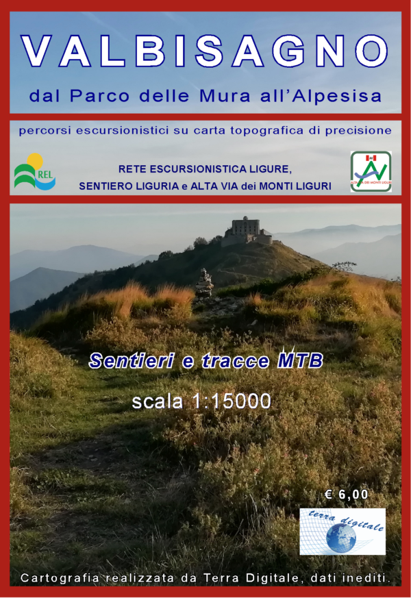 Carta Val Bisagno cartografialiguria
